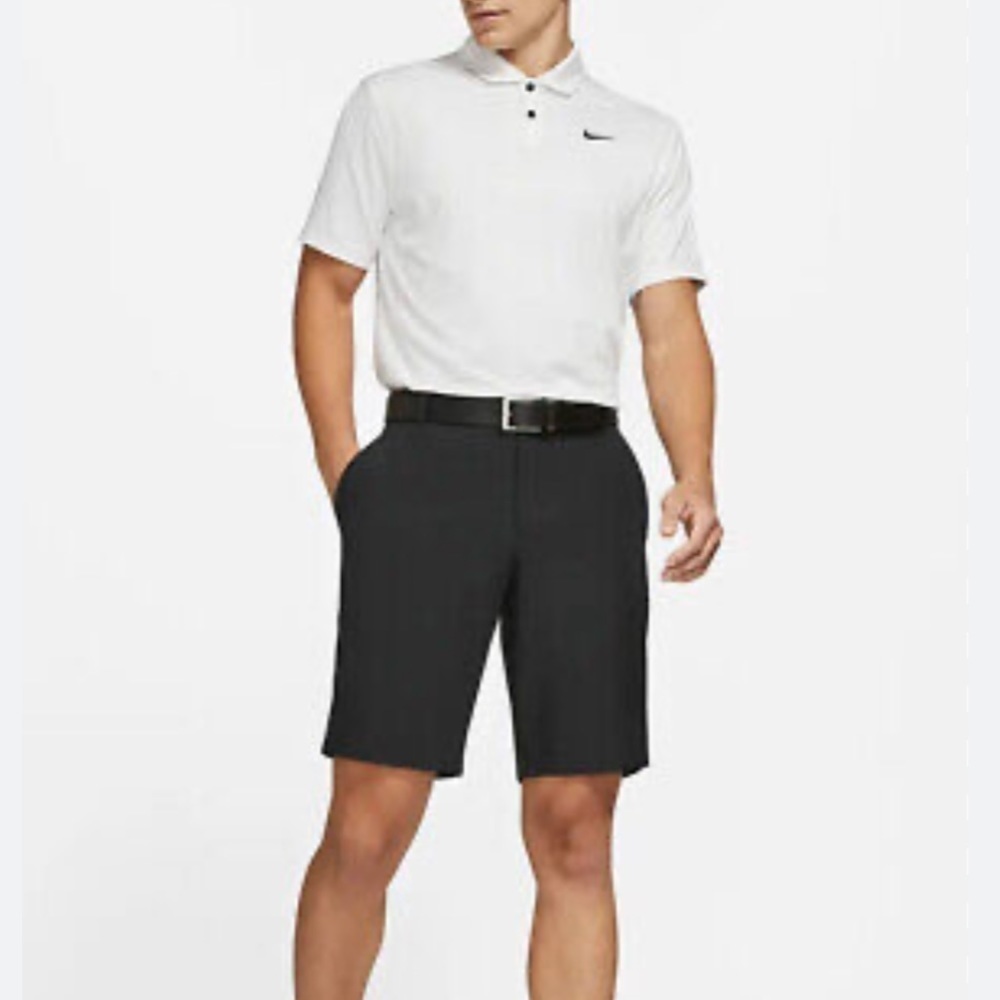 Nike Dri-Fit Golf Shorts Size 34 Black Tour Performance